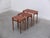 Brown Nesting Tables in Teak and Oak by Svend Åge Madsen, 1960s, Set of 3 For Sale - Image 8 of 16