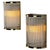 Art Deco Style Murano Glass and Brass Wall Sconces attributed to De Majo, 1970s, Set of 2 For Sale - Image 16 of 16
