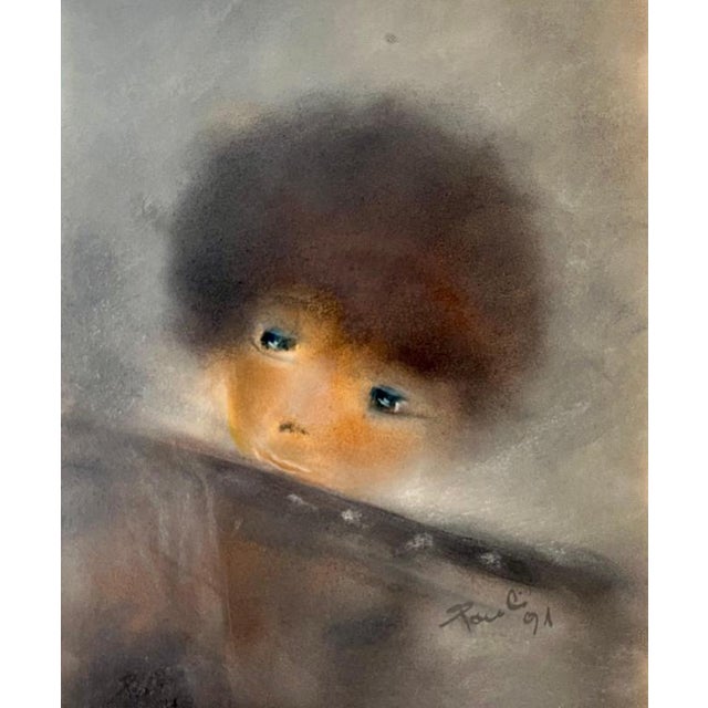 Gilbert Pauli, Curiosity, 1991, Pastel on Paper For Sale - Image 10 of 10