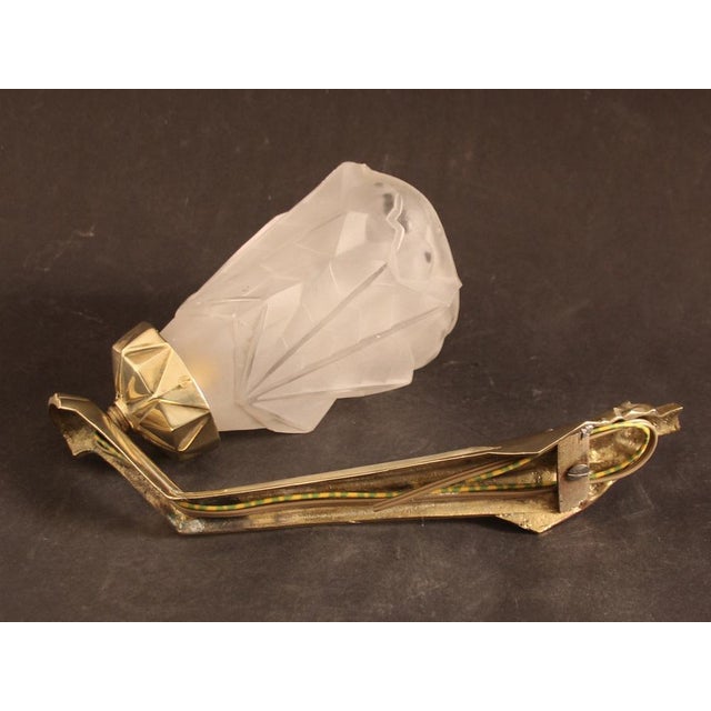 French Art Deco Wall Light from Degue, 1930s For Sale - Image 14 of 15