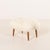 Mid-Century Modern Mid-Century Modern Scandinavian Ottoman in Long Hair Sheepskin, 1970s For Sale - Image 3 of 11