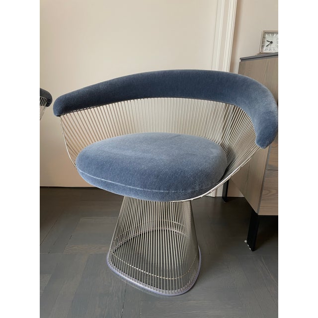 Mid-Century Modern Warren Platner for Knoll, Set of Two Chairs For Sale - Image 3 of 9