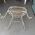 Mid 20th Century Painted White Ornate Metal Garden Chairs Set of 2 For Sale - Image 4 of 12