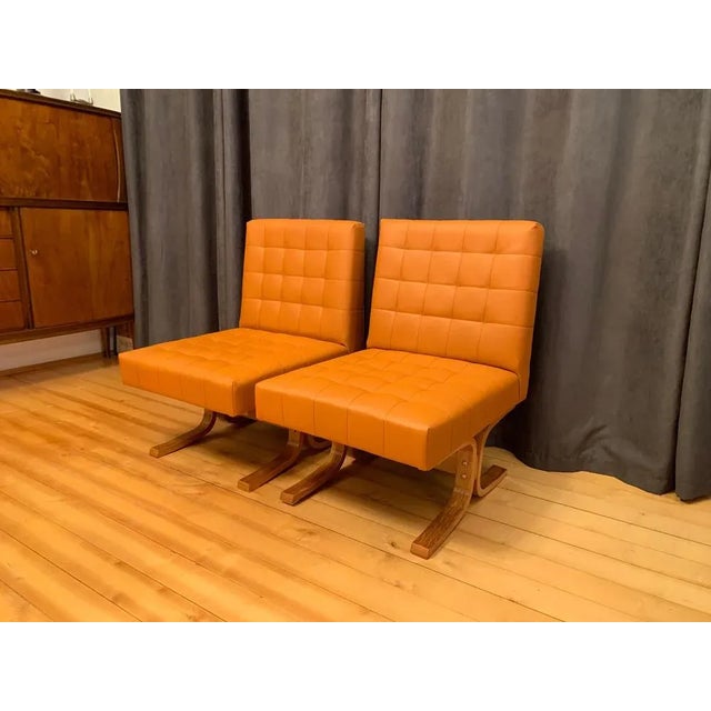 Set of Czechoslovakian Armchairs by Ludvik Volak for Drevopodnik Holesov, 1960s For Sale - Image 6 of 14