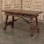 Vintage Spanish Style Two-Drawer Writing Table With Hand-Forged Iron Supports For Sale - Image 4 of 18