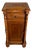 Wooden Bedside Table with Turned Columns, Drawer and Door, 1900s For Sale