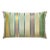 The House of Scalamandré Charlotte Stripe Lumbar Pillow, Moss For Sale