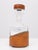 Hand Blown Leather Rapt Whiskey Bottle by Krosno, Poland, 2000 For Sale - Image 9 of 10