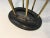 Mid-Century Modern Attributed to Jacques Adnet, Ebonized Wood and Brass Umbrella Stand For Sale - Image 3 of 13