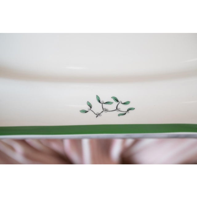 Ceramic 1990s Spode England Christmas Tree Dinner Platter Holiday Dinnerware For Sale - Image 7 of 7