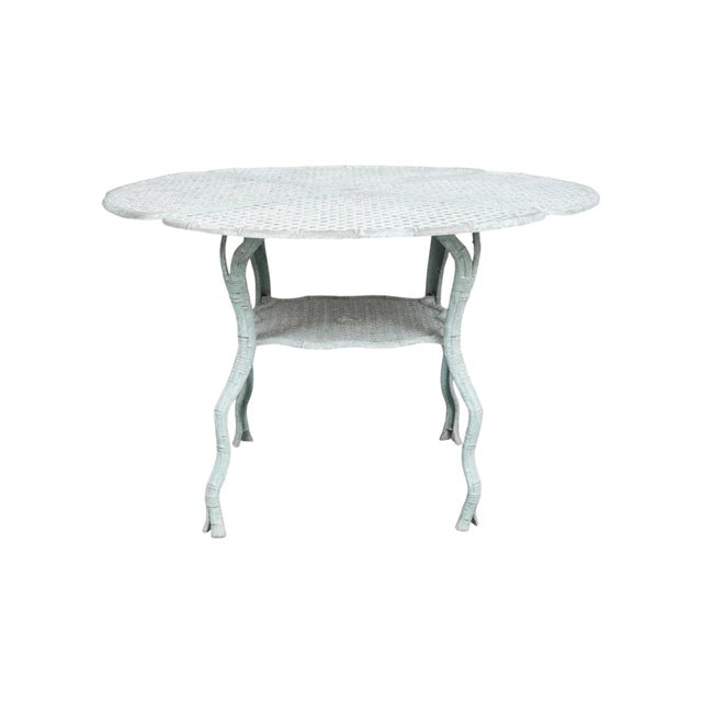 1970s Verdigris Patio Dining Set 5pcs For Sale - Image 5 of 18