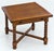 Brown Antique English Jacobean Revival Oak Draw Leaf Mahjong Game Table, C. 1920s For Sale - Image 8 of 8