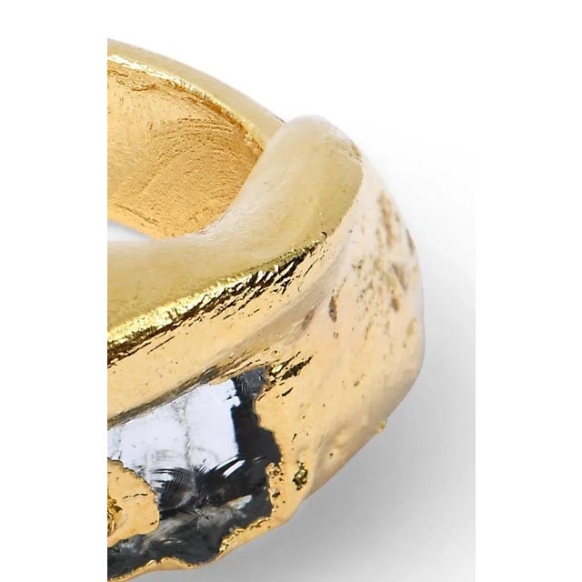 Not Yet Made - Made To Order Wonder Sapiens 4 Hand-Sculpted Ring in 24k Gold-Plated Bronze by Marion Fillancq For Sale - Image 5 of 8