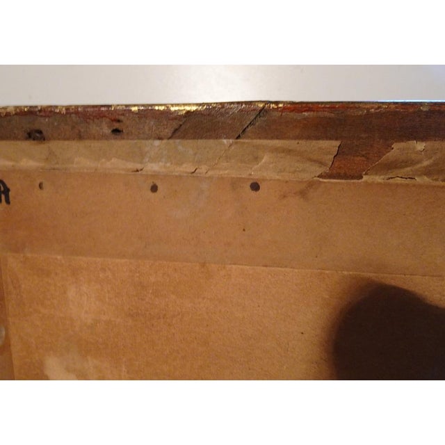 Antique Framed Gobelin with Needlepoint Embroidery, 1800s For Sale - Image 10 of 15