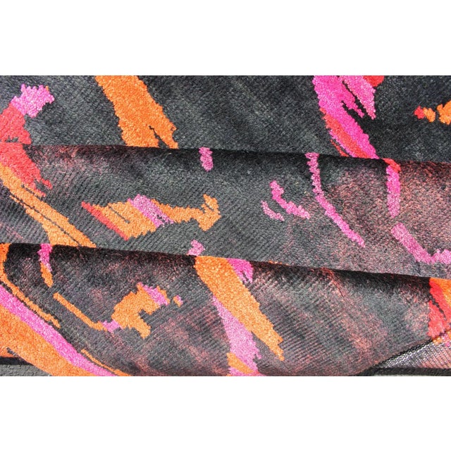 Modern Rug by Keivan Woven Arts in Wool With Silk and Abstract Design For Sale - Image 11 of 13