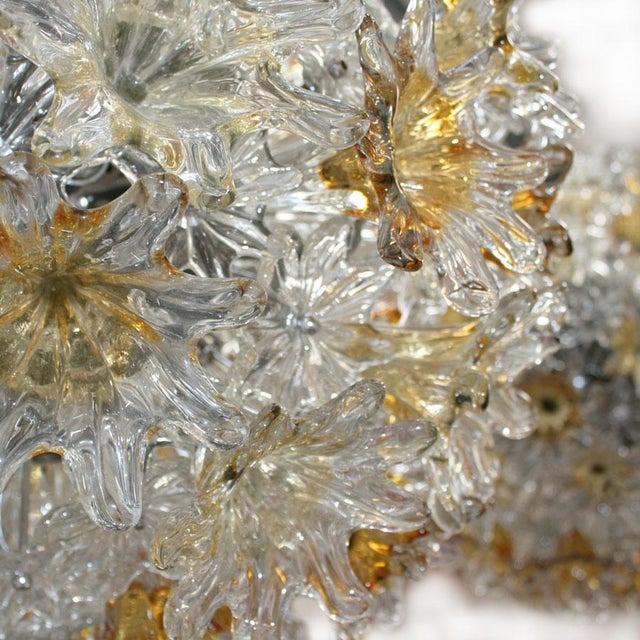 Venini Mid-Century Modern Italian Murano Glass Lamp, 1950s For Sale - Image 4 of 7