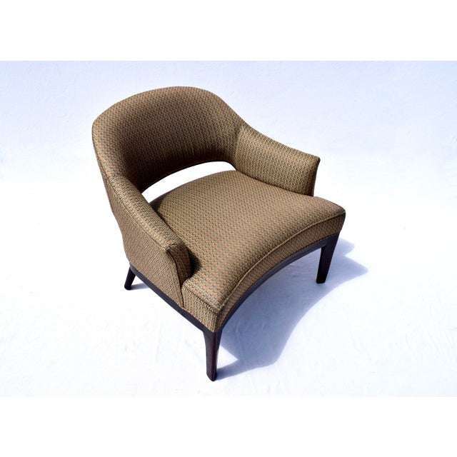 Thomas O'Brien Continental Club Chair in the Manner of Erwin Lambeth For Sale - Image 13 of 15