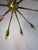 Brass 10-Arm Chandelier, 1950s For Sale - Image 9 of 11