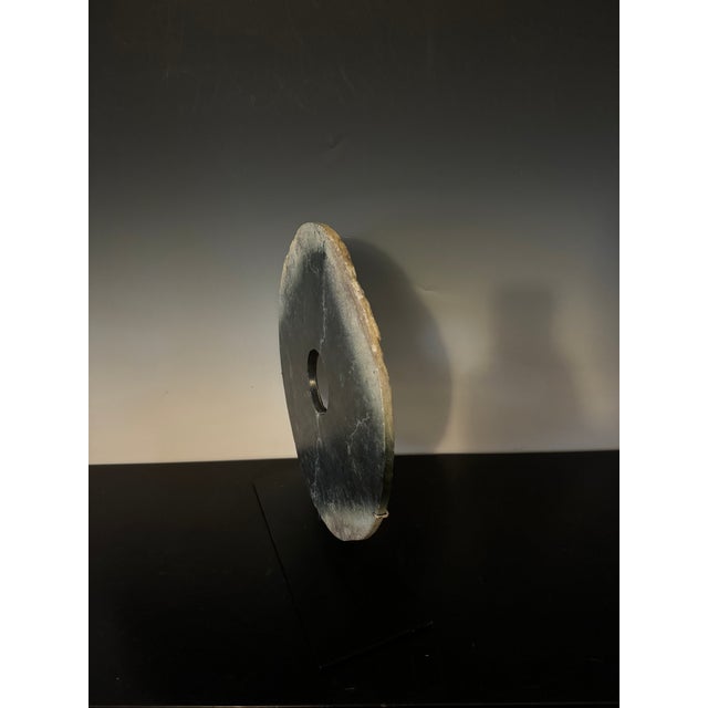 Antique Chinese Jade Disc For Sale - Image 4 of 5