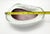 Offering an elegant Murano glass bowl, Italy, circa 1950s. Partial foil label is still intact on bottom of bowl. The color...