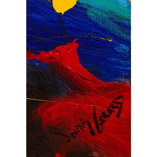 Contemporary Jonas Gerard - Presence Is (2007) Singed Acrylic on Canvas Contemporary Painting For Sale - Image 3 of 8