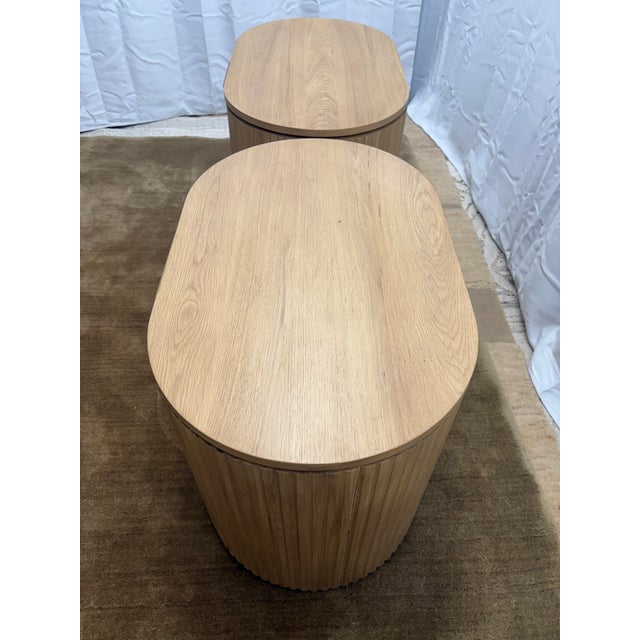 Rh Byron Open Nightstands — Set of Two (32”) For Sale - Image 12 of 18