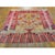 Chinese 1890s Yellow Dragon Qing Antique Chinese Ningxia Banner Square Wool Rug For Sale - Image 3 of 9
