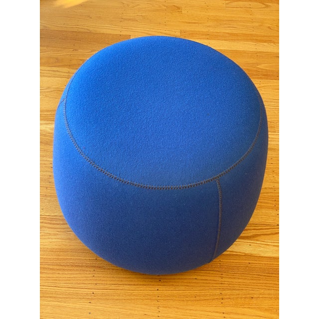Bernhardt Designs Upholstered Pouf Stool For Sale - Image 10 of 10