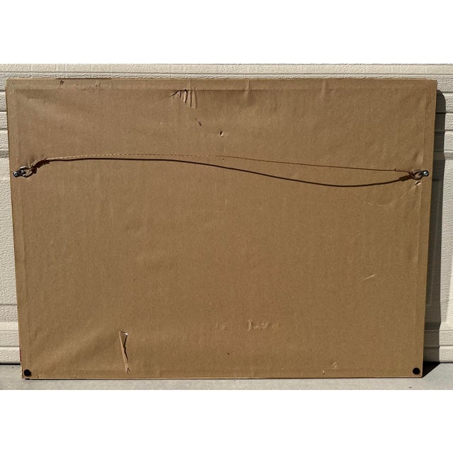 1980s Vintage Architectural Framed Print Engraving Rome Colosseum Italy G Balzar For Sale - Image 10 of 10