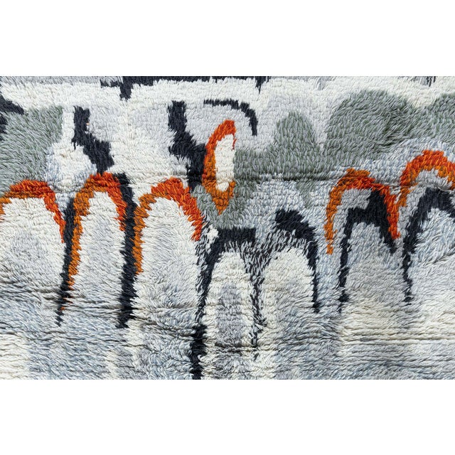 Swedish Rya Rug Doris Leslie Blau Collection For Sale - Image 4 of 9