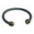 Vintage Silver Classic Cable Bracelet With Pearl Accents For Sale - Image 9 of 9