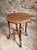 Mid-Century Round Bamboo and Wood Side Table, 1960s For Sale - Image 11 of 11