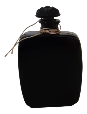 1930s French Black Perfume Bottle