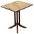 Brown Vintage Rectangular Oak Occasional Table, 1920 For Sale - Image 8 of 8