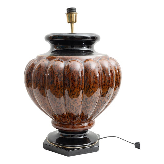 Large Ceramic Table Lamp, 1960s For Sale