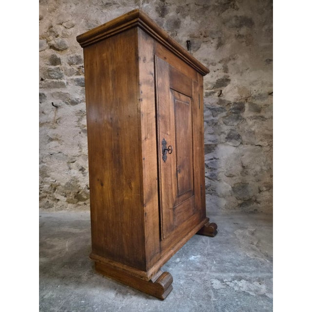 Antique French Oak Single Door Cupboard, 18th Century For Sale - Image 10 of 18