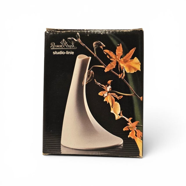 1980s Rosenthal Studio-Linie White Porcelain "Merci" Vase by James Kirkwood For Sale - Image 9 of 9