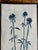 Blue Hand Painted Chinoiserie Panel For Sale - Image 8 of 8