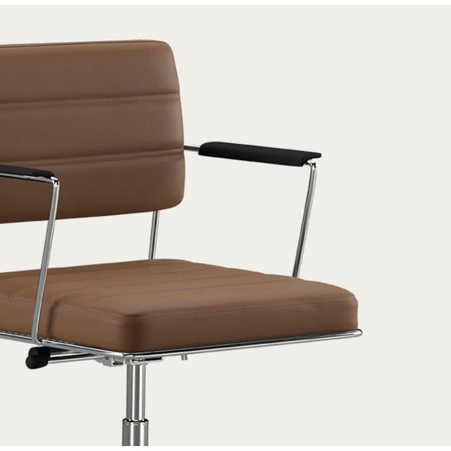 Textile One Collection Time Chair in Chrome and Upholstery from Henrik Tengler For Sale - Image 7 of 12