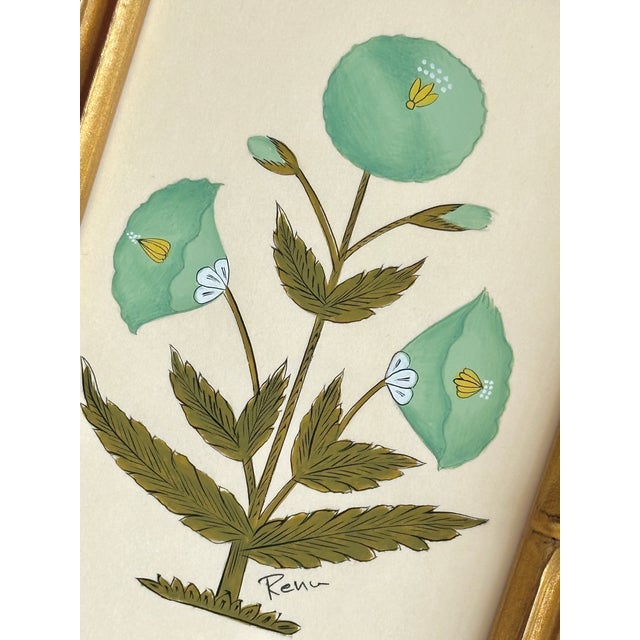This beautiful floral green motif painting draws inspiration from the iconic designs of Jaipur, India, seen gracing the...