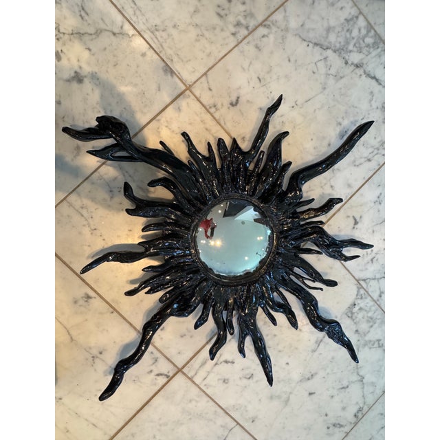 Sunburst Mirror and Naturalistic Console by Dransfield and Ross For Sale - Image 4 of 8