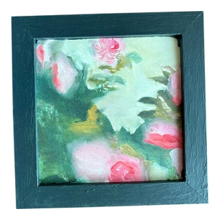 Mini 2025 Carolyn Misterek Repro Print in Custom Hand-Painted Frame For Sale