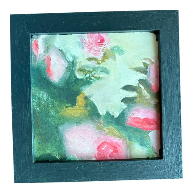 Mini 2025 Carolyn Misterek Repro Print in Custom Hand-Painted Frame For Sale