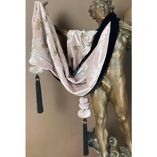 Via Venezia Textiles" extravagant pieces reflect a brilliant infusion of hand-dyed and hand-painted colors and designs...