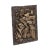 USA, 1970s Driftwood bas relief mounted on a wooden board. Purchased from the estate of the artist on Lake Michigan. Great...