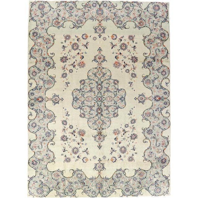 Vintage Kashan Rug, 2000s For Sale - Image 15 of 15