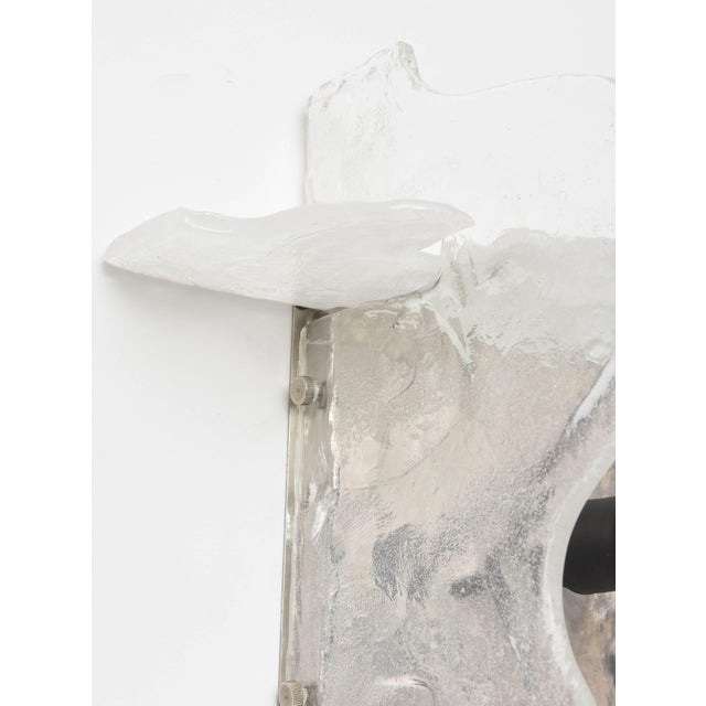 Murano Glass Wall Sconces by Mazzega, Italy, 1960s - a Pair For Sale In West Palm - Image 6 of 11