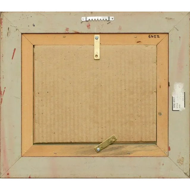 Cyrus Bates Currier Distant Canyon Landscape Painting Circa 1925 For Sale In Monterey, CA - Image 6 of 8