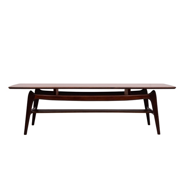 1960s Dutch Floating Top Coffee Table by Louis Van Teeffelen for Wébé, 1960 For Sale - Image 5 of 11