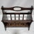 Wood Vintage Mid-Century Walnut Wood Magazine Rack For Sale - Image 7 of 7